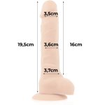 COCK MILLER - REALISTYCZNE SILIKONOWE DILDO CIELISTE 19.5CM