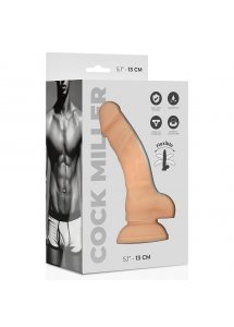 COCK MILLER - REALISTYCZNE SILIKONOWE DILDO CIELISTE 13CM