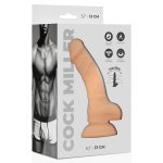 COCK MILLER - REALISTYCZNE SILIKONOWE DILDO CIELISTE 13CM