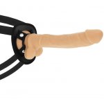 COCK MILLER - UPRZĄŻ STRAP-ON + DILDO CIELISTE 24 CM
