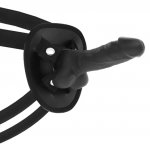 COCK MILLER - UPRZĄŻ STRAP-ON + DILDO CZARNE 13 CM