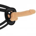 COCK MILLER - UPRZĄŻ STRAP-ON + DILDO CIELISTE 19.5 CM