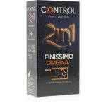 CONTROL 2IN1 - PREZERWATYWA FINISSIMO + PORCJA LUBRYKANTU 6 SZT