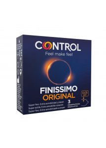 CONTROL ORIGINAL - CIENKIE LATEKSOWE PREZERWATYWY 3 SZT