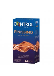 CONTROL FINISSIMO - SUPER CIENKIE LATEKSOWE PREZERWATYWY 24 SZT