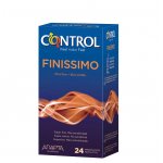 CONTROL FINISSIMO - SUPER CIENKIE LATEKSOWE PREZERWATYWY 24 SZT