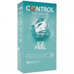 CONTROL ICE FEEL - PREZERWATYWY Z EFEKTEM ZIMNA MIĘTOWE 10 SZT