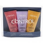CONTROL - ZESTAWA 3 ŻELI DO MASAŻU EROTYCZNEGO RÓŻNE ZAPACHY 50ML