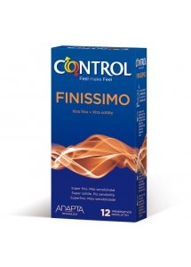 CONTROL FINISSIMO - SUPER CIENKIE LATEKSOWE PREZERWATYWY 12 SZT