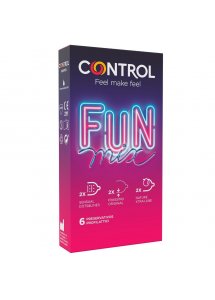 CONTROL - LATEKSOWE PREZERWATYWY MIX 3 RODZAJE 6 SZT
