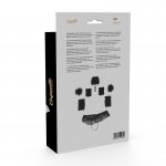 COQUETTE - 5-CZĘŚCIOWY KORONKOWY ZESTAW BONDAGE CZARNY