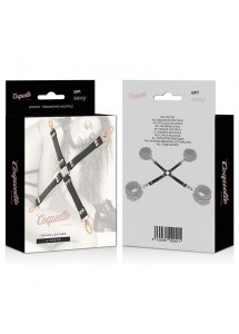 COQUETTE FANTASY - SKÓRZANY WEGAŃSKI KRAWAT DO ŁĄCZENIA KAJDANEK