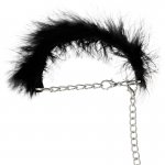 COQUETTE - KAJDANKI Z OZDOBNYM FUTERKIEM I ŁAŃCUSZKIEM