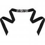 COQUETTE - SEKSOWNA KORONKOWA OPASKA NA OCZY CZARNA