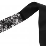 COQUETTE - SEKSOWNA KORONKOWA OPASKA NA OCZY CZARNA