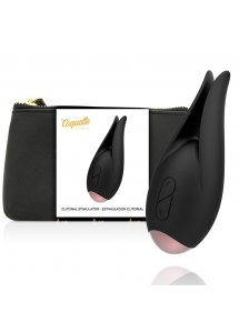 COQUETTE - SILIKONOWY STYMULATOR ŁECHTACZKI CZARNO/ZŁOTY