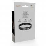 COQUETTE - SKÓRZANY WEGAŃSKI NASZYJNIK Z NAPISEM SEXY