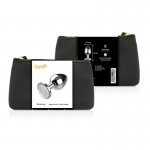 COQUETTE - SREBRNY KOREK ANALNY Z KRYSZTAŁEM M 3,5X8CM