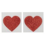 COTTELLI ACCESSOIRES - BŁYSZCZĄCE SERDUSZKA NA SUTKI