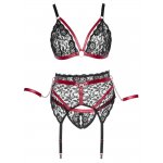 COTTELLI BONDAGE - MIĘKKI BIUSTONOSZ PAS DO POŃCZOCH I FIGI BEZ KROCZA