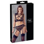 COTTELLI BONDAGE - SEKSOWNY KORONKOWY TOP I SPODENKI 