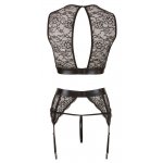 COTTELLI BONDAGE - SEKSOWNY 3-CZĘŚCIOWY KORONKOWY ZESTAW 