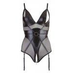 COTTELLI BONDAGE - SEKSOWNE BODY Z PIERŚCIENIEM I PASKAMI