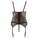 COTTELLI CURVES - SEKSOWNA KOSZULKA Z PASKAMI DO POŃCZOCH + STRINGI