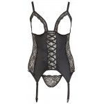 COTTELLI CURVES - KOSZULKA Z REGULOWANYMI SZELKAMI + STRINGI