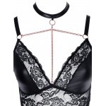 COTTELLI CURVES - MIĘKKI BIUSTONOSZ I FIGI BEZ KROCZA Z PASKAMI DO POŃCZOCH