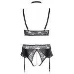 COTTELLI CURVES - MIĘKKI BIUSTONOSZ I FIGI BEZ KROCZA Z PASKAMI DO POŃCZOCH