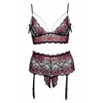 COTTELLI CURVES - MIĘKKI BIUSTONOSZ I MAJTKI Z PODWIĄZKĄ