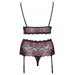 COTTELLI CURVES - MIĘKKI BIUSTONOSZ I MAJTKI Z PODWIĄZKĄ