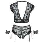 COTTELLI BONDAGE - SEKSOWNY 2-CZĘŚCIOWY KOMPLECIK BIELIZNY BONDAGE
