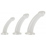 CRYSTAL - 3-CZĘŚCIOWY ZESTAW DILDA ANALNEGO