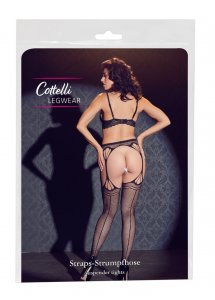 COTTELLI LEGWEAR - 2IN1 POŃCZOCHY Z PASEM SIATECZKA