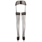 COTTELLI LEGWEAR - CZARNE POŃCZOCHY Z KORONKĄ 7CM
