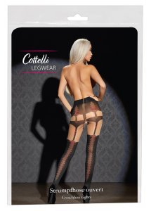 COTTELLI LEGWEAR - SEKSOWNE RAJSTOPY ZE WZOREM
