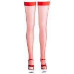 COTTELLI LEGWEAR - CZERWONE POŃCZOCHY KABARETKI