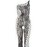 NO:XQSE - SEKSOWNY KOMBINEZON NA 1 RAMIE Z SIATECZKI