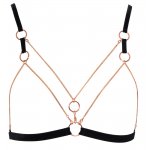 COTTELLI LINGERIE - MIĘKKI BIUSTONOSZ BEZ BIUSTU I FIGI BEZ KROCZA Z ŁAŃCUSZKAMI