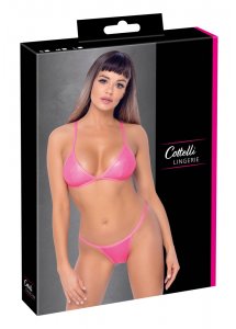 COTTELLI LINGERIE - SEKSOWNE BIKINI W NEONOWYM RÓŻOWYM KOLORZE