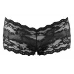 COTTELLI LINGERIE - SEKSOWNE KORONKOWE MAJTECZKI OTWARTE Z TYŁU Z KOKARDKĄ