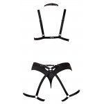 COTTELLI LINGERIE - SEKSOWNY ZESTAW UPRZĘŻY BDSM CZARNY