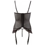 COTTELLI LINGERIE - KORONKOWA KOSZULKA Z OTWARTYM BIUSTEM + STRINGI