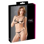 COTTELLI LINGERIE - SEKSOWNY MOCNO WYCIĘTY KOMPLECIK STRINGI I BIUSTONOSZ