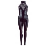 COTTELLI PARTY - CZARNY KOMBINEZON Z KOŁNIERZYKIEM