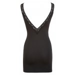 COTTELLI PARTY - CZARNA MINI SUKIENKA Z DEKOLTEM