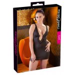 COTTELLI PARTY - CZARNA MINI SUKIENKA Z DEKOLTEM