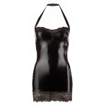 COTTELLI PARTY - CZARNA MINI SUKIENKA Z KORONKĄ